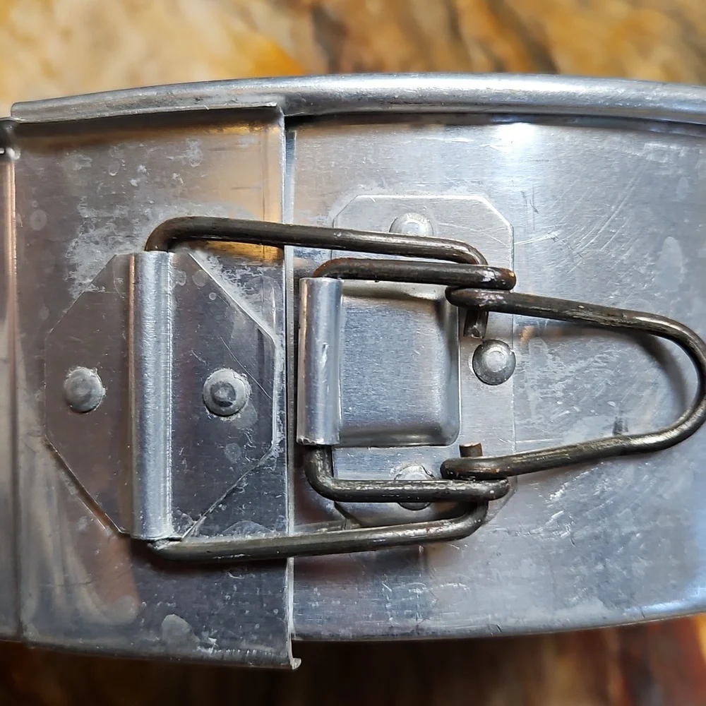 Silver Metal Spring Pan